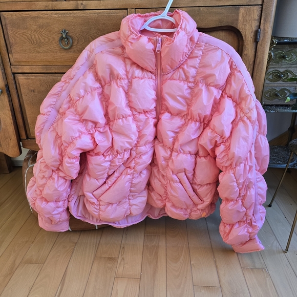 Free People Blush Pink Puffer Jacket - Picture 3 of 6